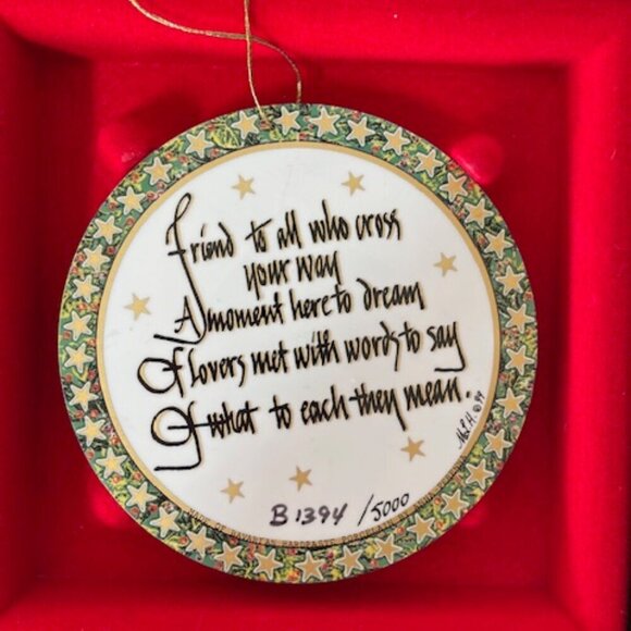 P BUCKLEY MOSS Winter at Meems Bottom Bridge Ornament 3RD in Trilogy 1999 - Picture 2 of 11